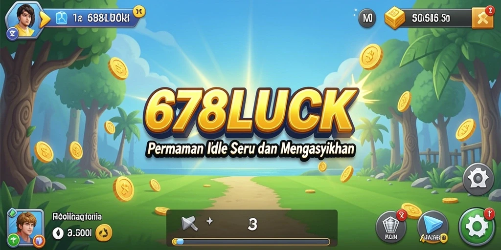 Tampilan gameplay menarik dari 678LUCK yang penuh strategi Idle.