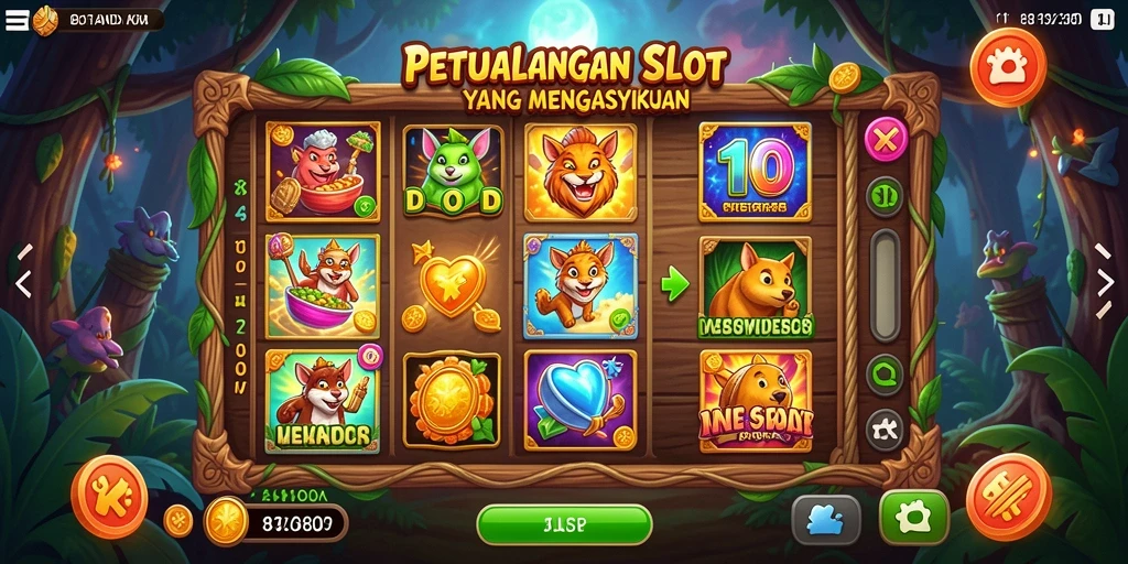 Screenshot dari gameplay <strong>8180</strong> yang menampilkan putaran slot yang mengasyikkan.