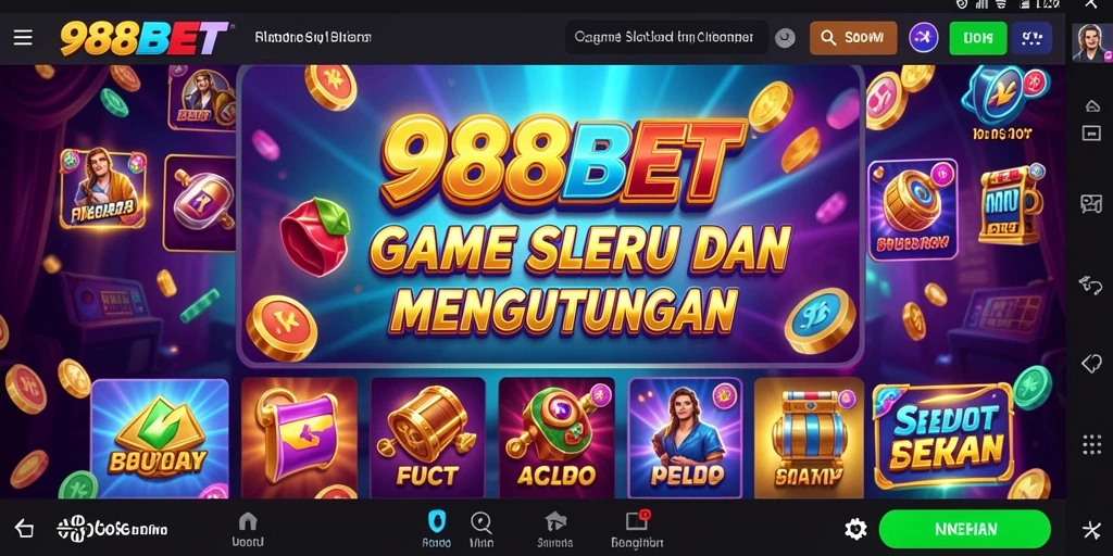 Tampilan gameplay Slot yang menarik di 988BET.