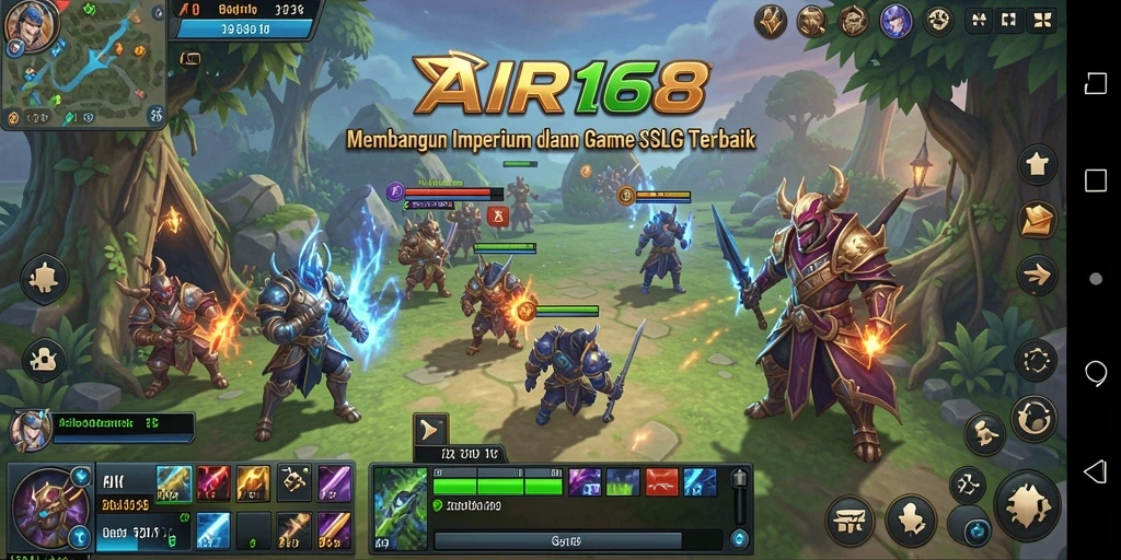 Tampilan gameplay menakjubkan dari <strong>AIR168</strong> yang menarik dan strategis.