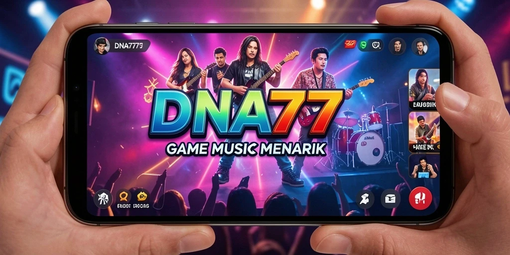 Tampilan gameplay seru di DNA777 dengan musik dan efek visual menarik.