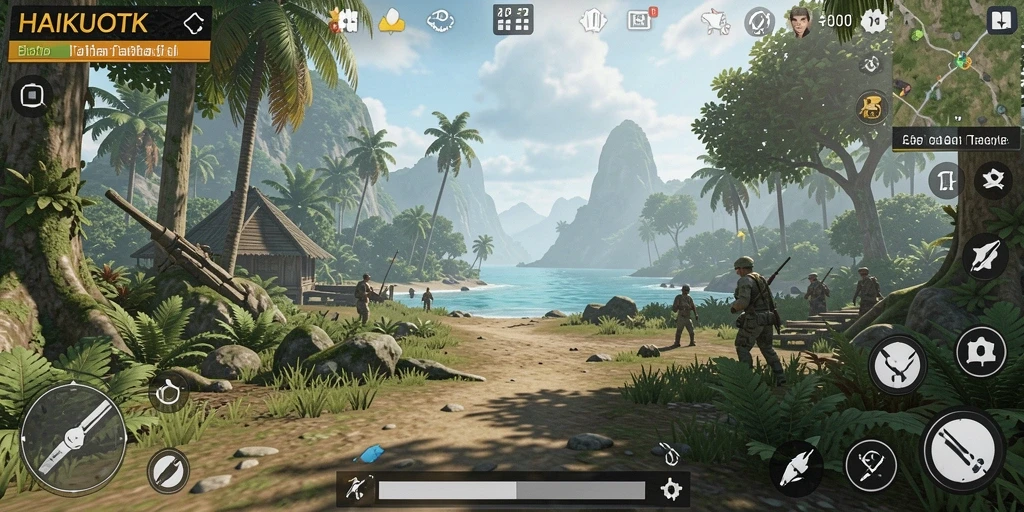 Tampilan gameplay HAIKUOTK yang menakjubkan di dunia Open World.