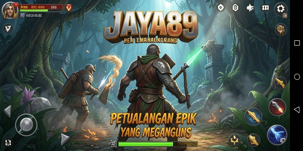 Tampilan gameplay JAYA89 yang penuh aksi dan petualangan.