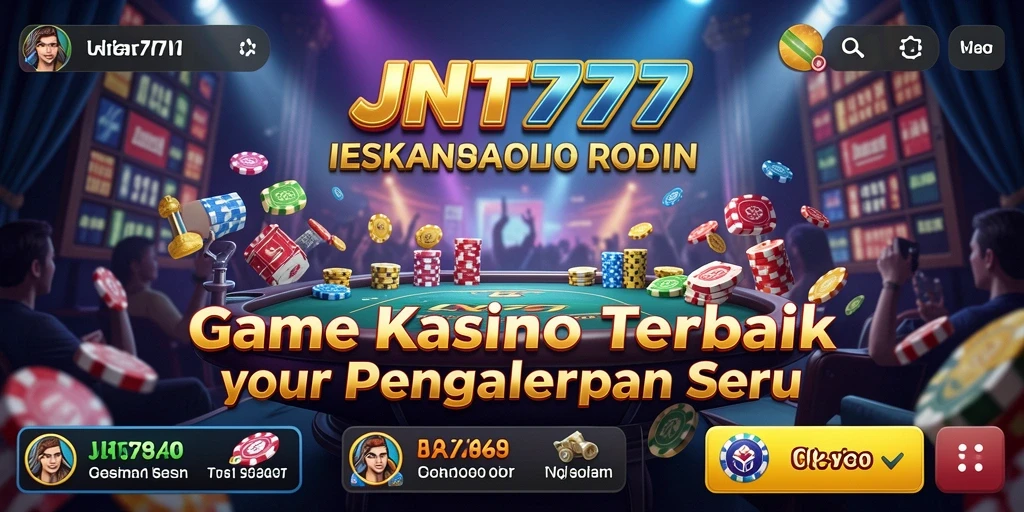 Tampilan gameplay Kasino JNT777 yang menarik dan penuh aksi.