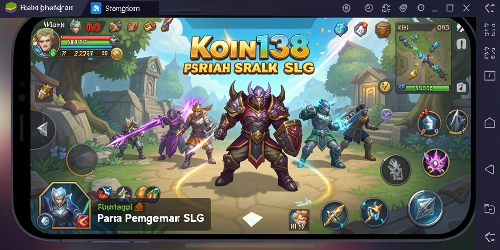 Gambaran menakjubkan dari gameplay KOIN138 yang seru.