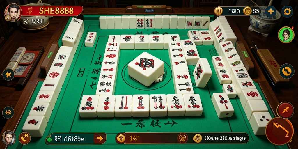 Screenshot yang menampilkan gameplay Mahjong yang dinamis dan menarik.