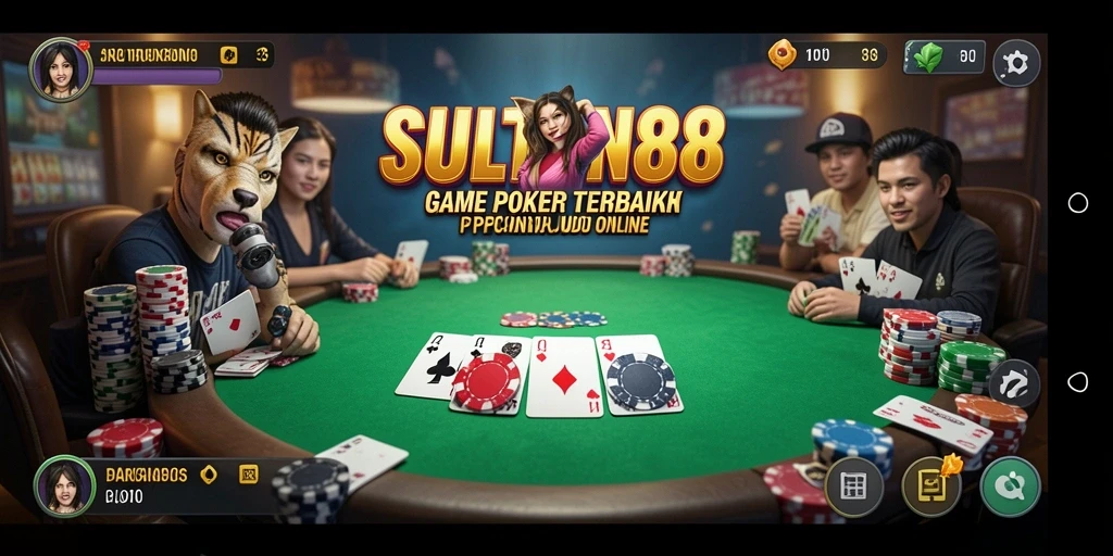 Tampilan gameplay SULTAN88 dengan pengalaman Poker yang mendebarkan.